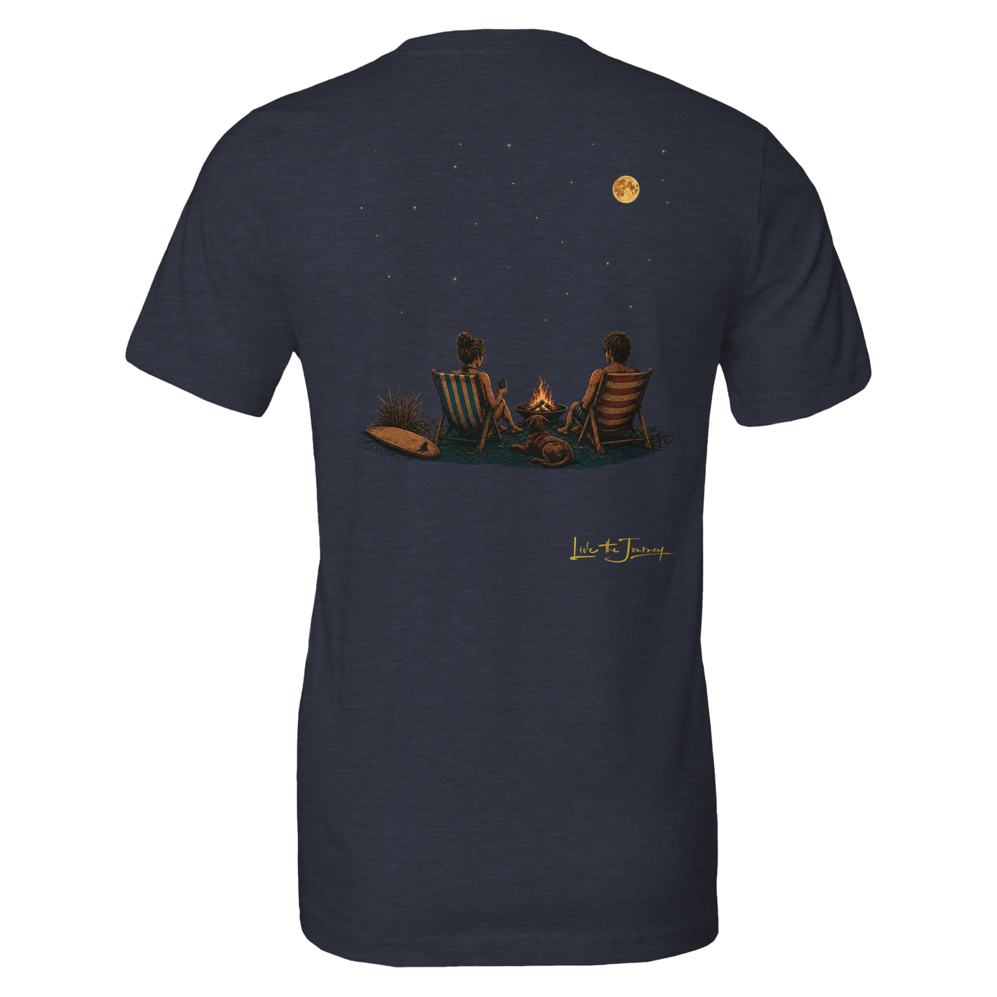 Heather Midnight Navy - Back