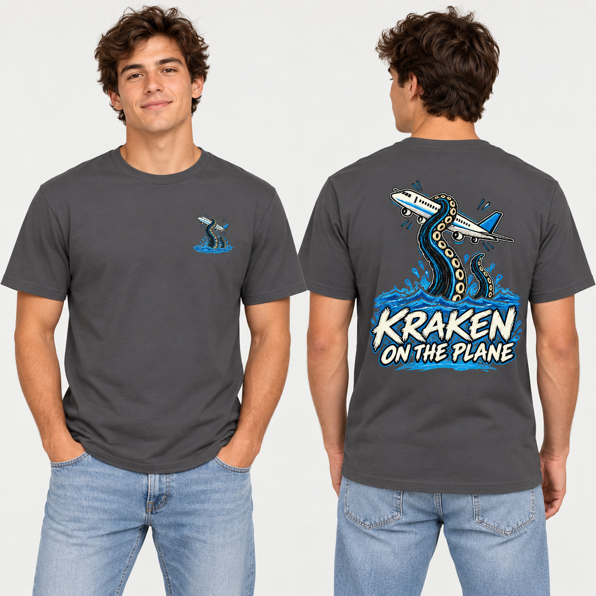 Dark Grey - Front & Back Model