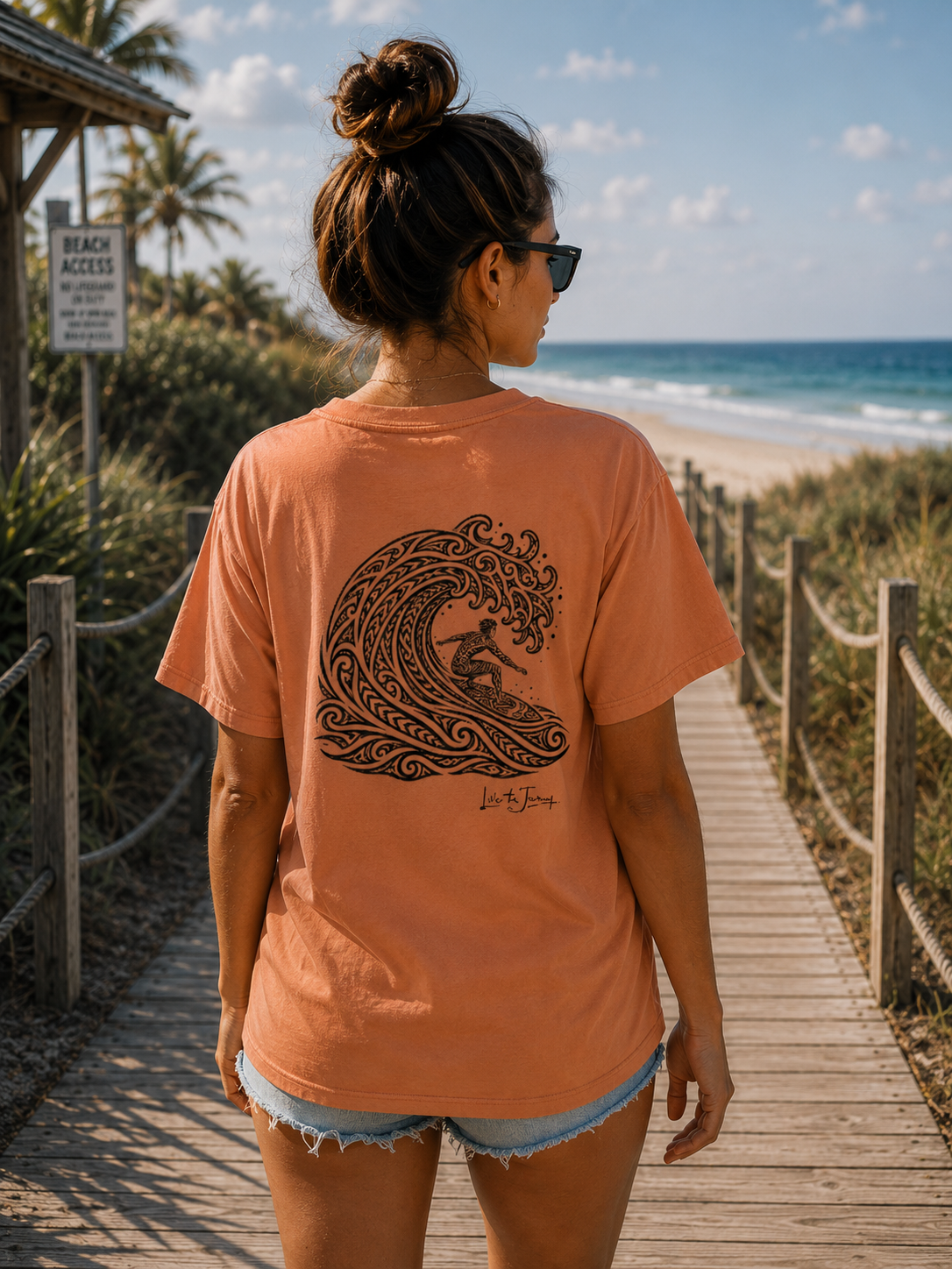 Burnt Orange - Back Modelled