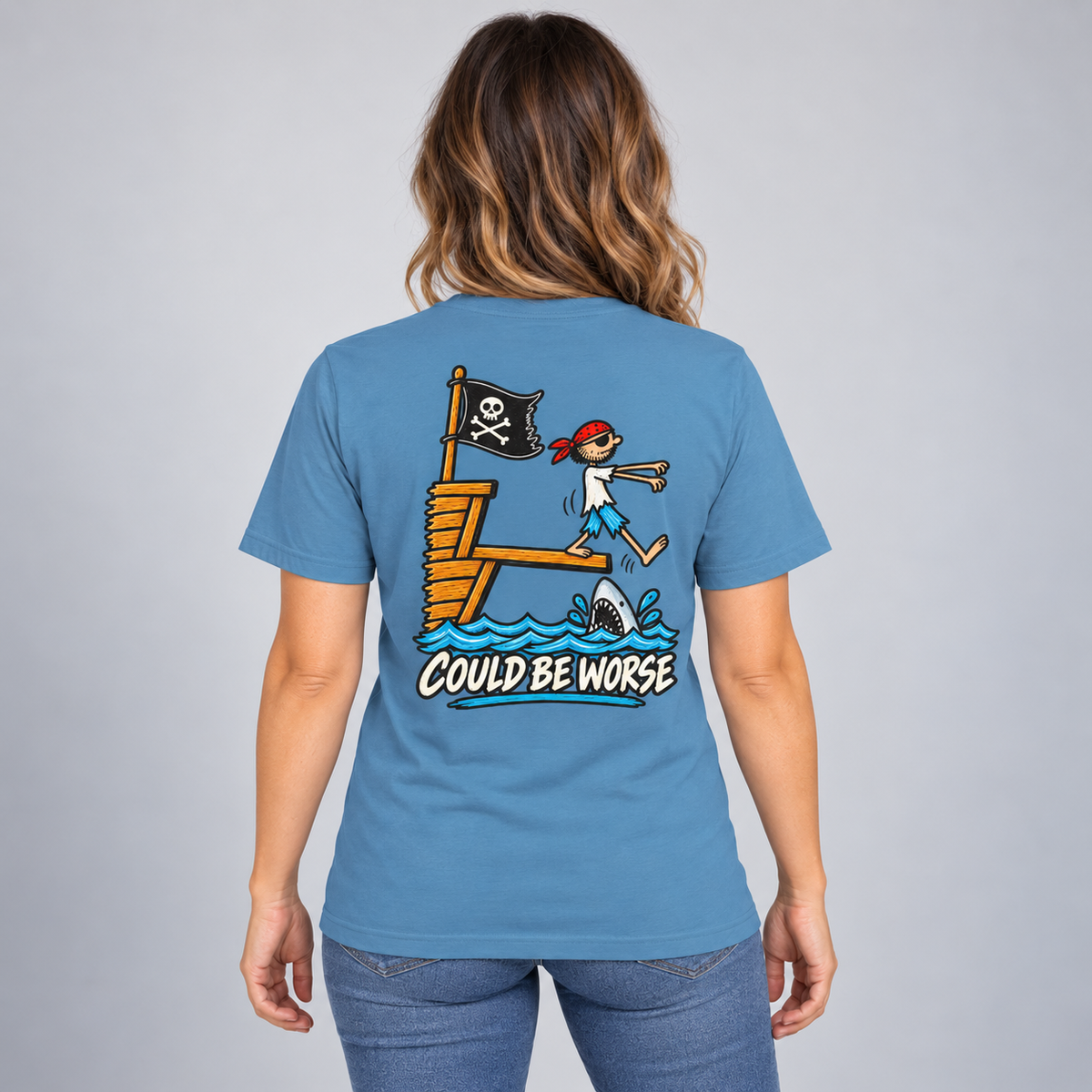 Steel Blue - Back Model