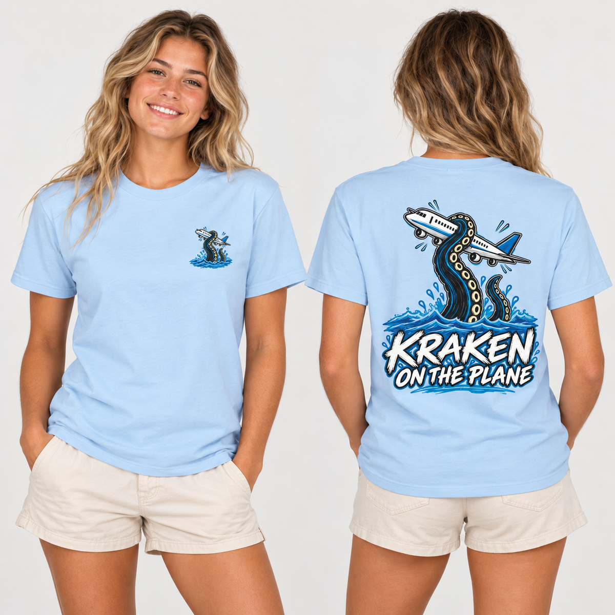 Baby Blue - Front & Back Model