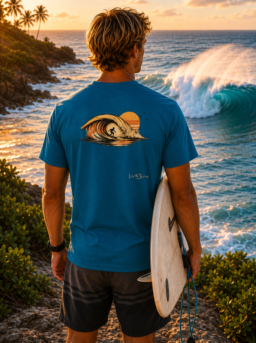 Deep Teal - Back Modelled