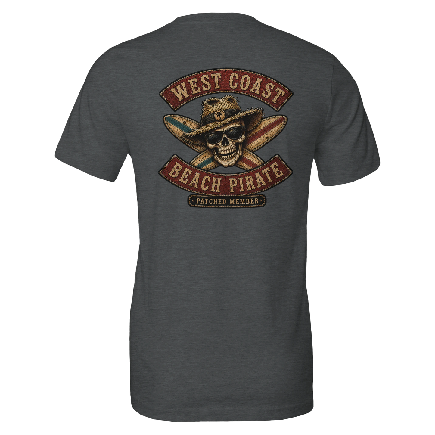 Dark Gray Heather Back