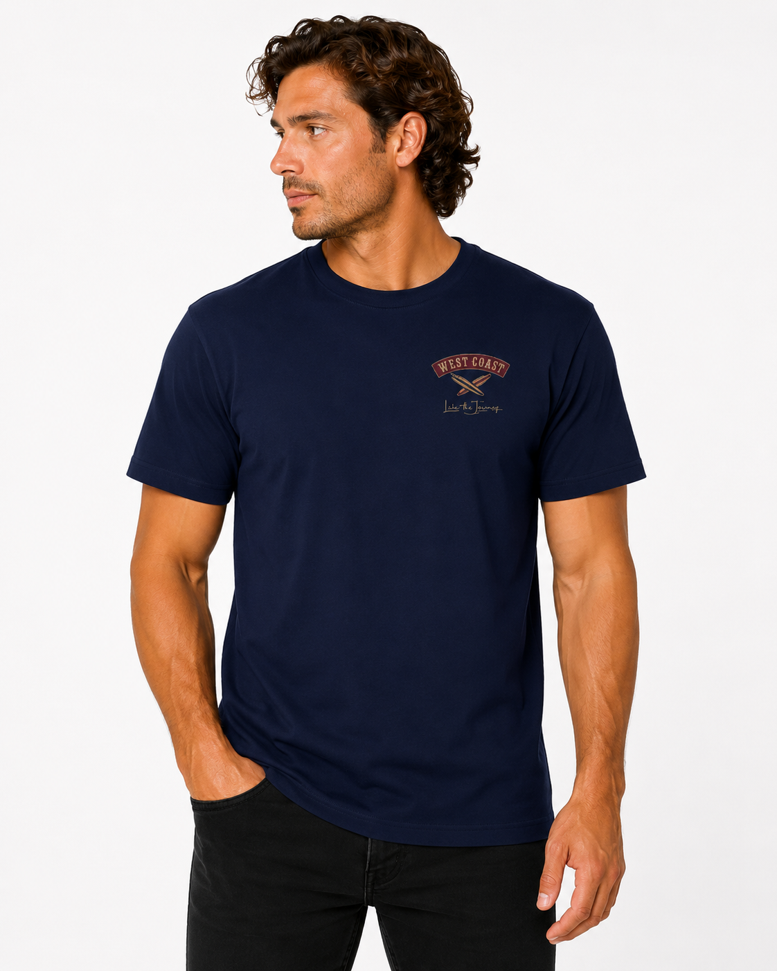 Navy - Front - Model
