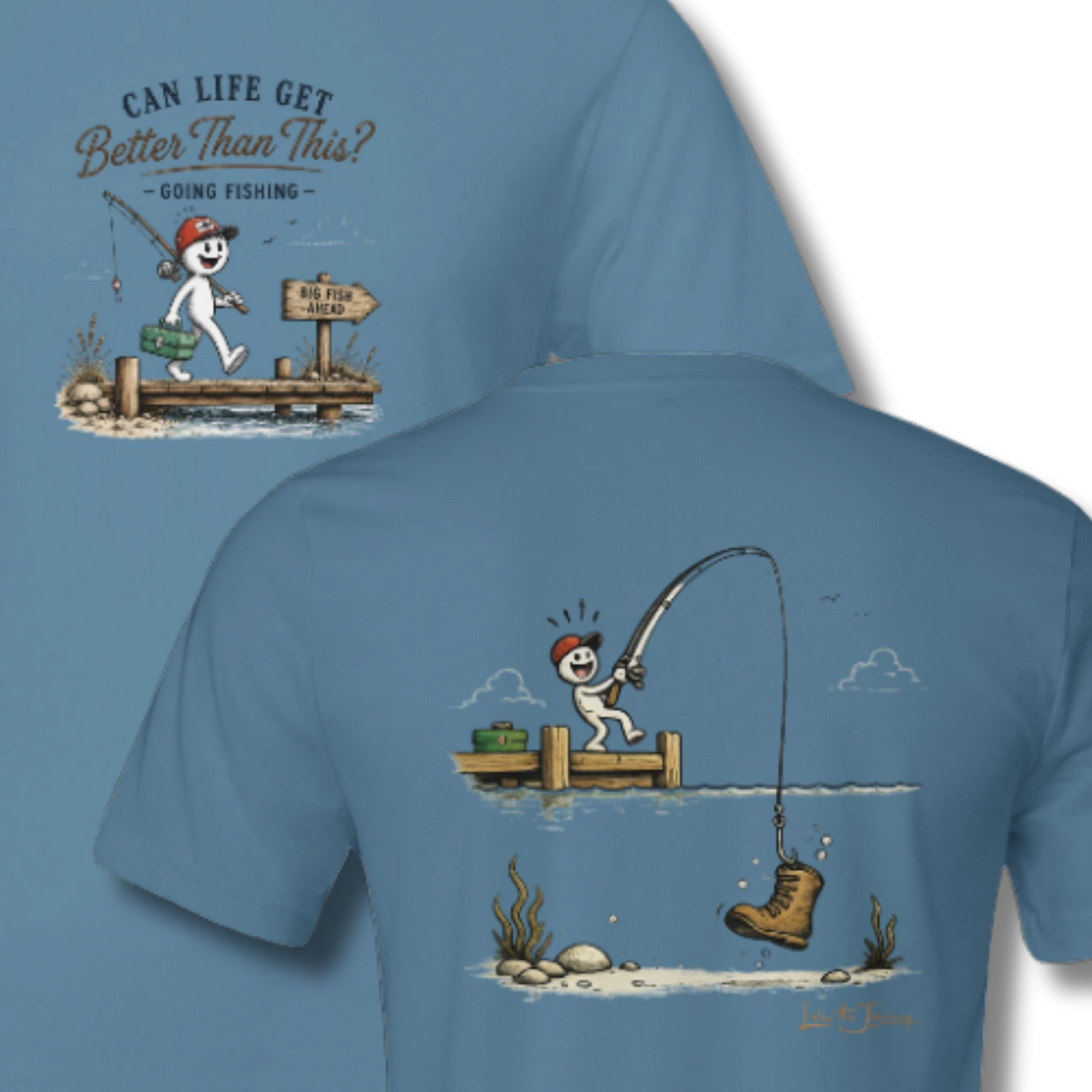 Steel Blue - Front & Back