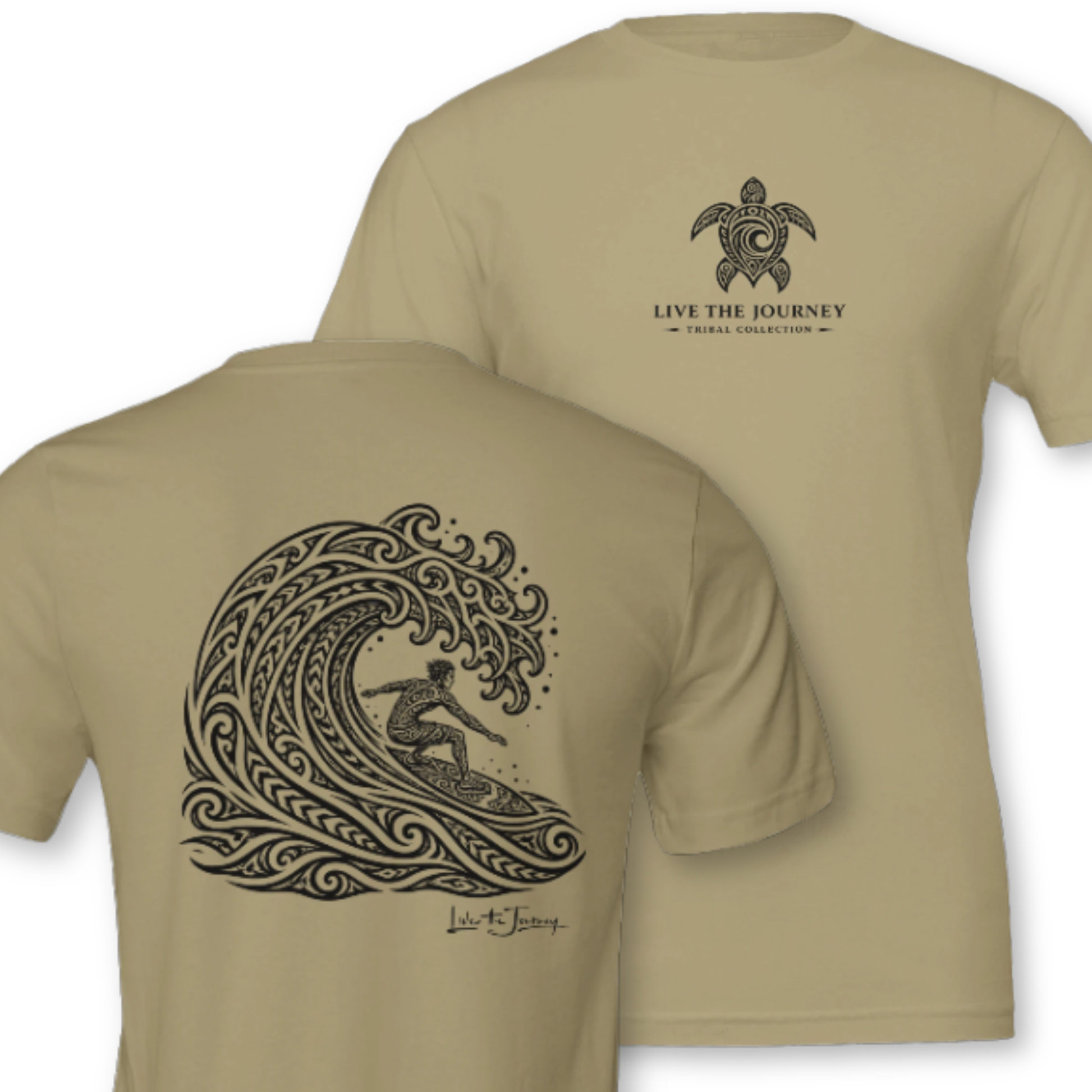 Tan - Front & Back