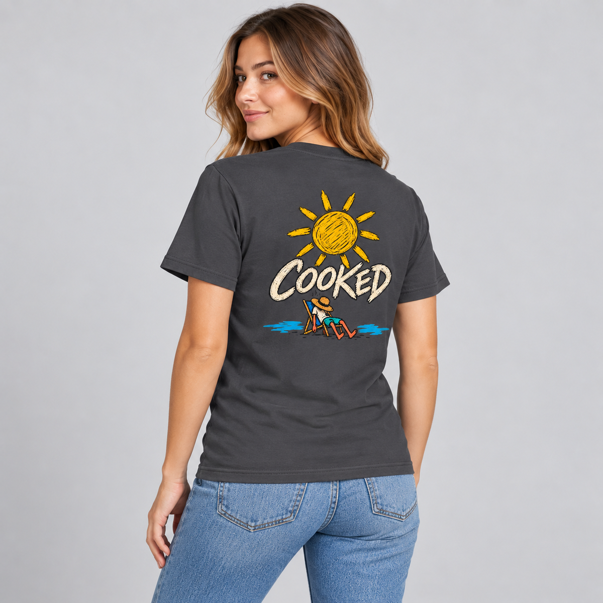 Dark Grey - Back Model