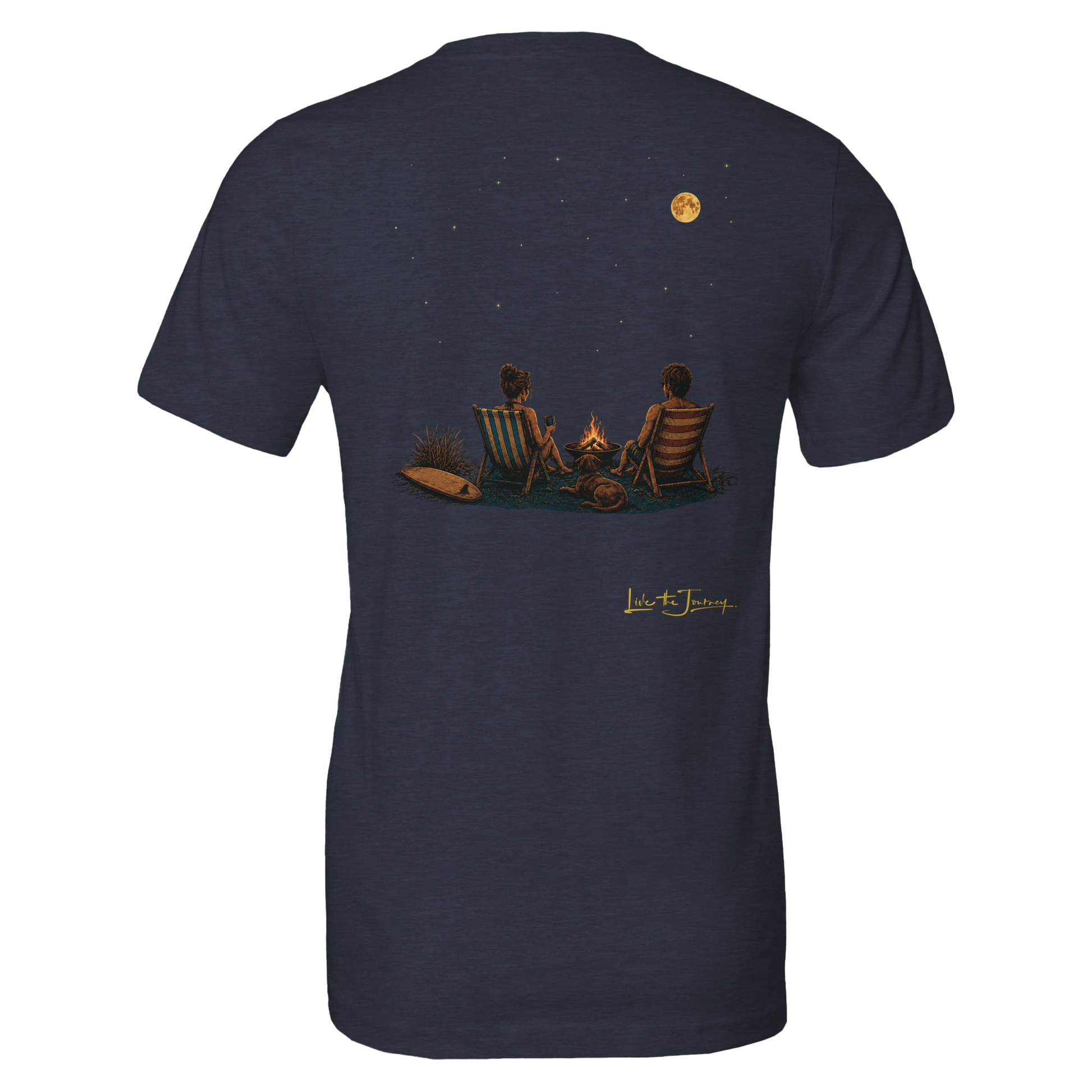 Heather Midnight Navy - Back