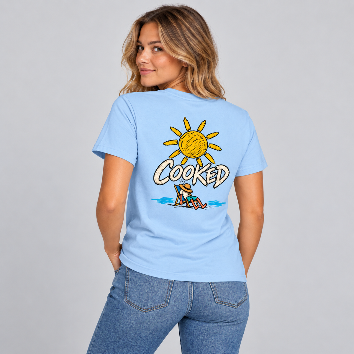 Baby Blue - Back Model