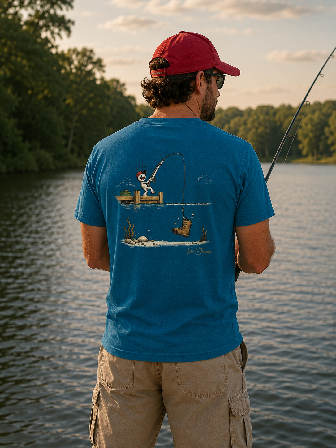 Deep Teal - Back Modelled